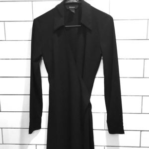 Express Black wrap dress